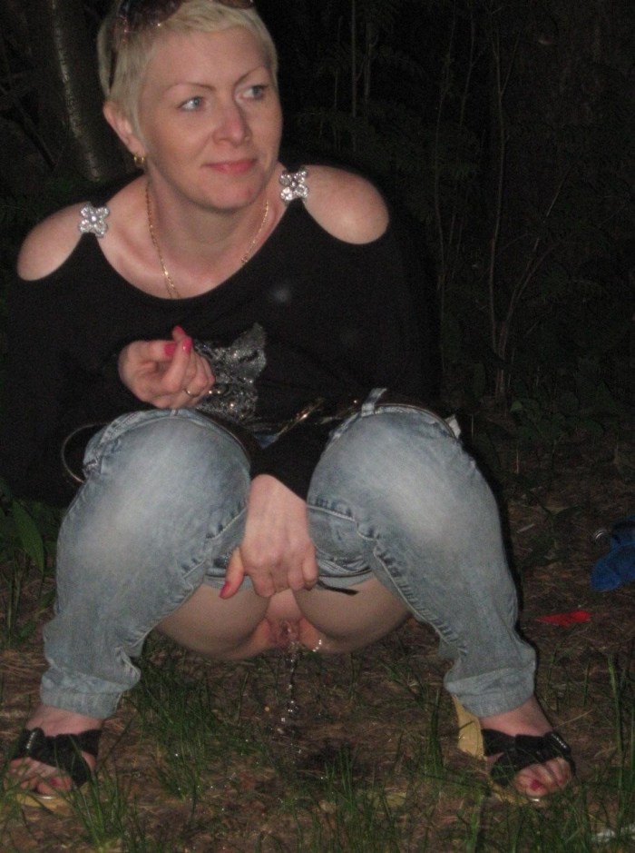 An elderly hairy wife