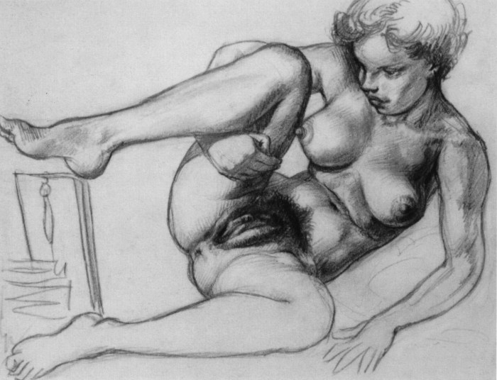 Incest drawings with a pencil