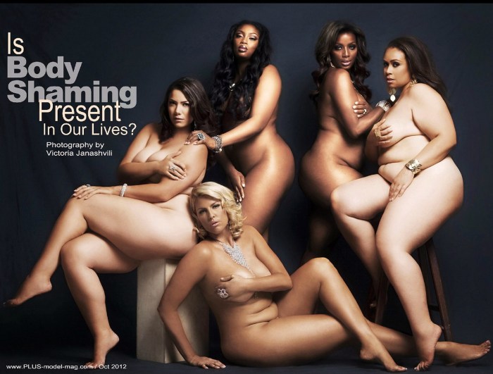 Naked, magnificent women squatting