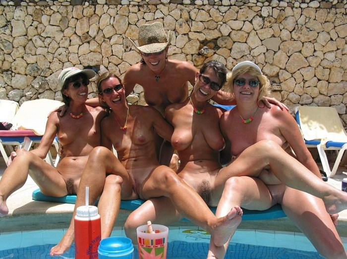 Mature nudists are private