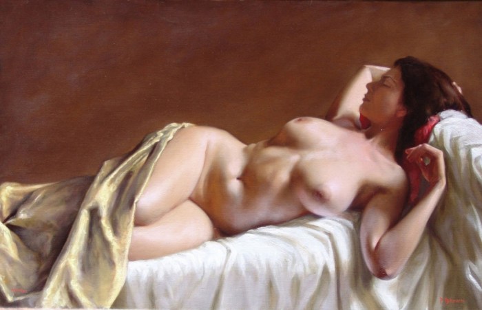 Ideal figure of a woman nude