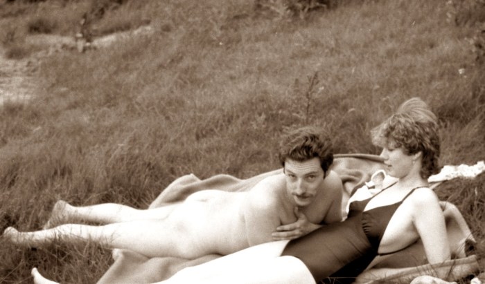 Guys naked dressed women retro