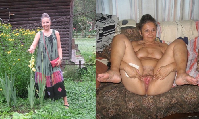 Beautiful naked old women