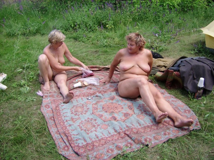 Fat naked grandmas in the country