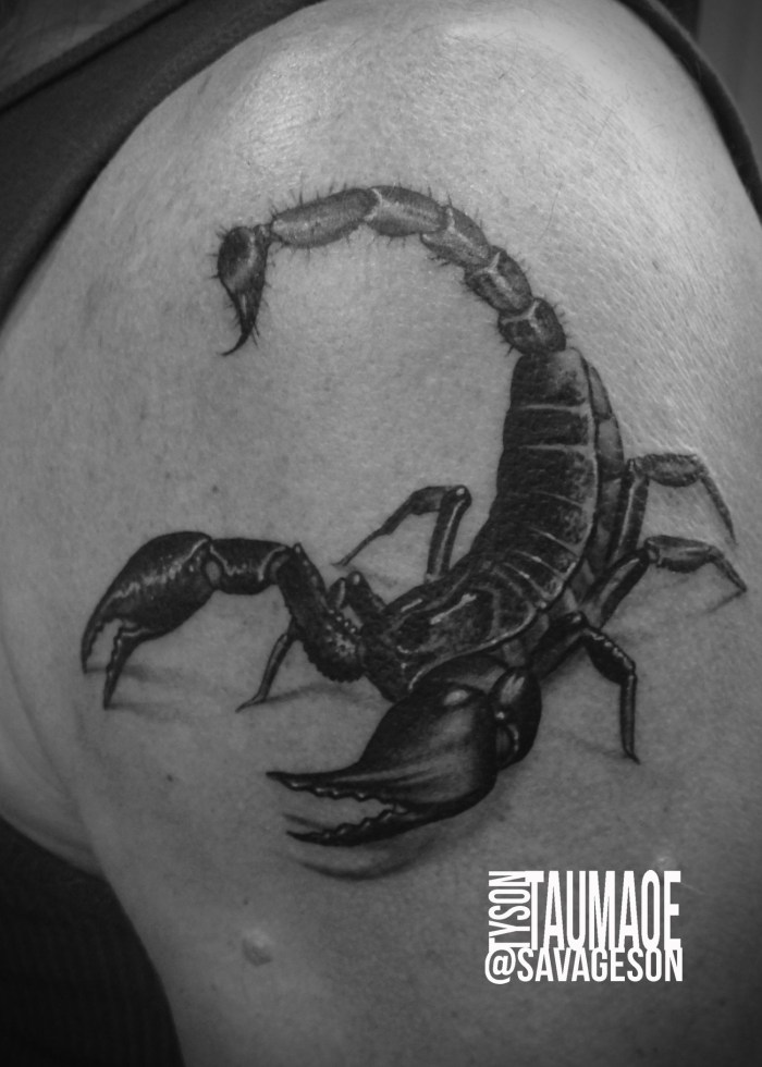 Boat Scorpio tattoo