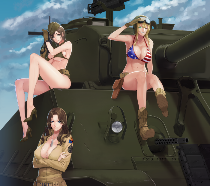 Anime Girls und Panzer Anchovy Hentai