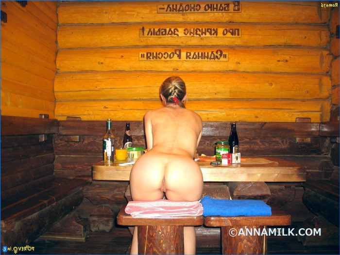 Naked priests in the sauna of private