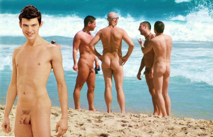 Beautiful naked guys in nature