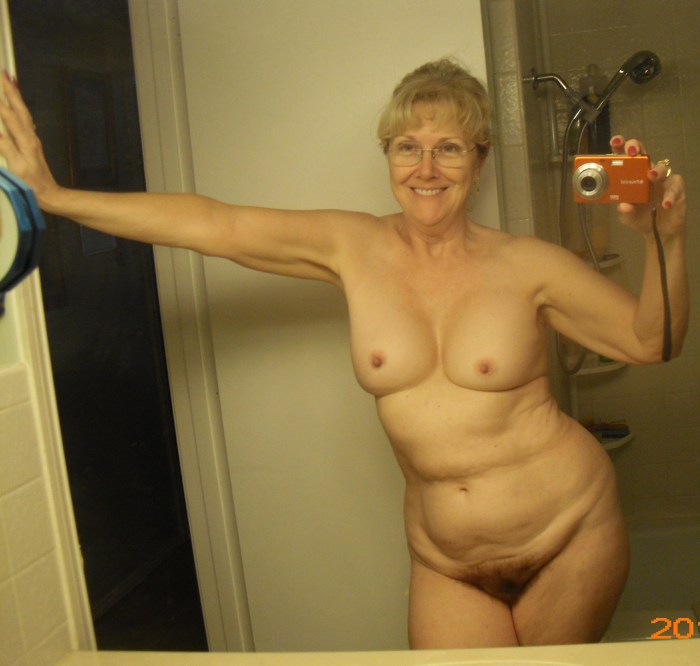 Selfie nude elderly women