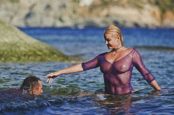 Anastasia Volochkova in the Maldives