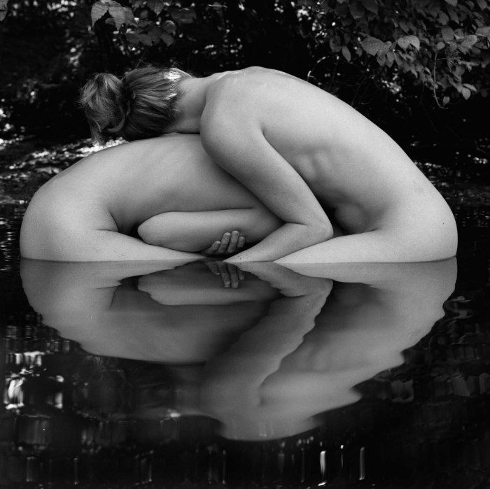 Black white photo shoot nude