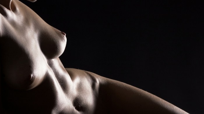 Beautiful naked female body