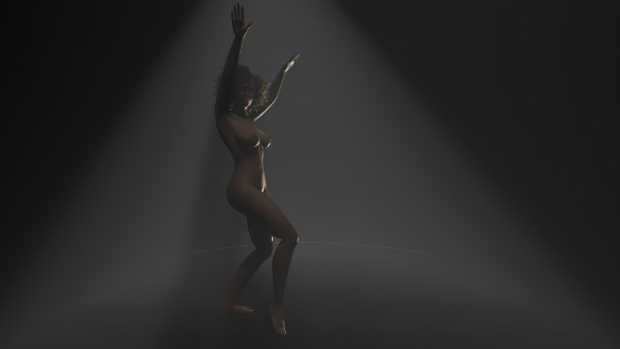 Beautiful naked dancers