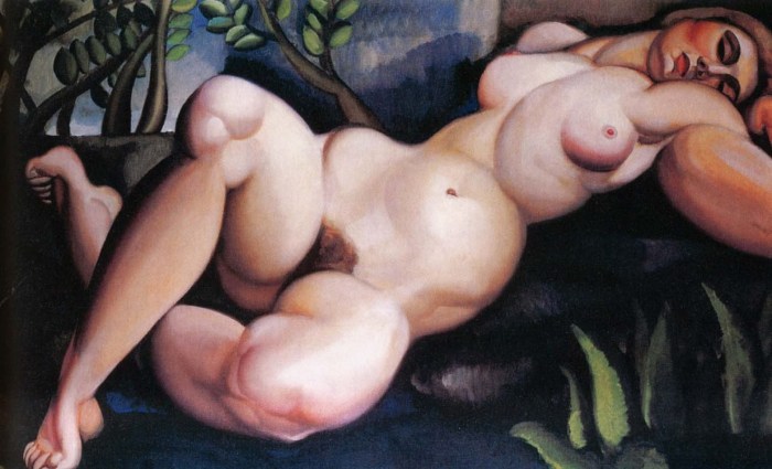 Naked women in art