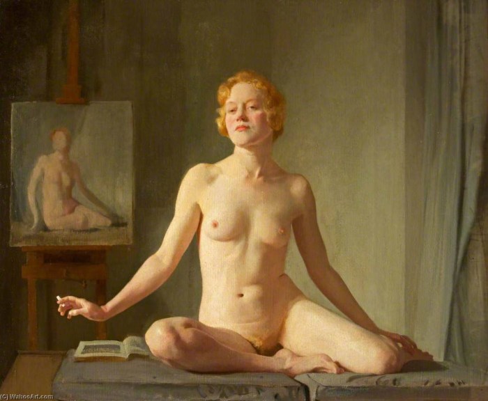 Pictures of women naked in the museum