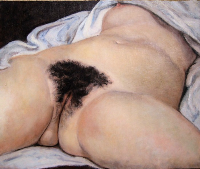 Unusual erotic painting