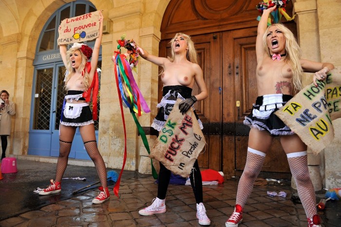Ukrainian activists Femen