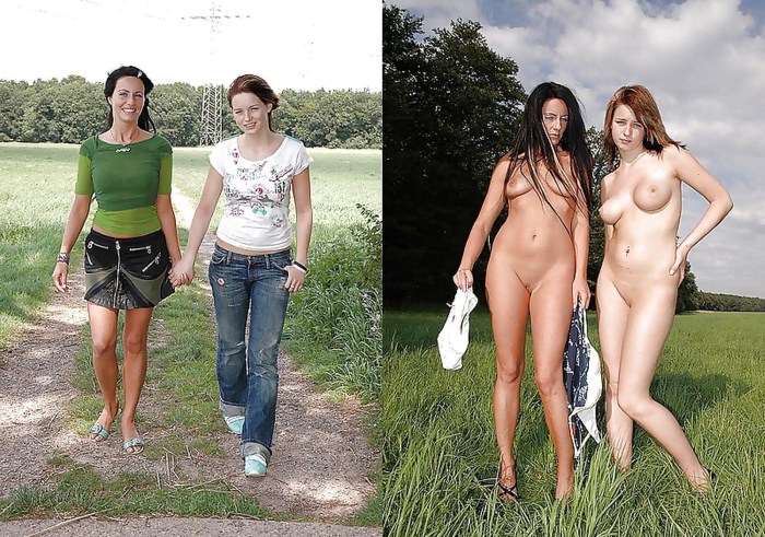 Beautiful striped girls