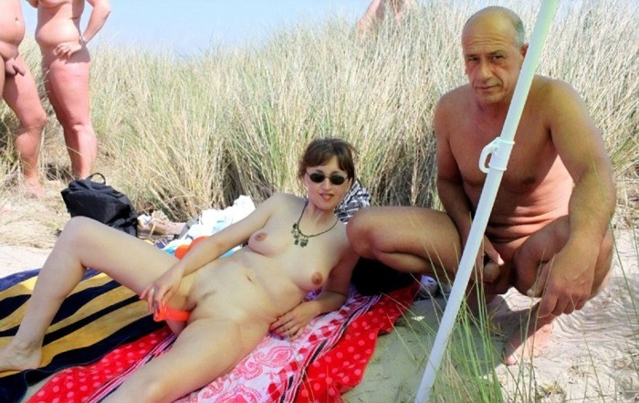 Elderly Russian nudists-swingers