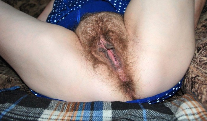 Hairy vagina of the wife