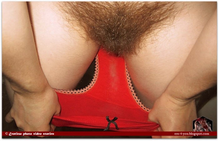 Wet panties from excitement