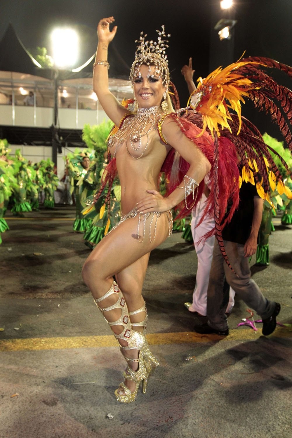 Sex with a Brazilian Woman at a Carnival (79 photos)