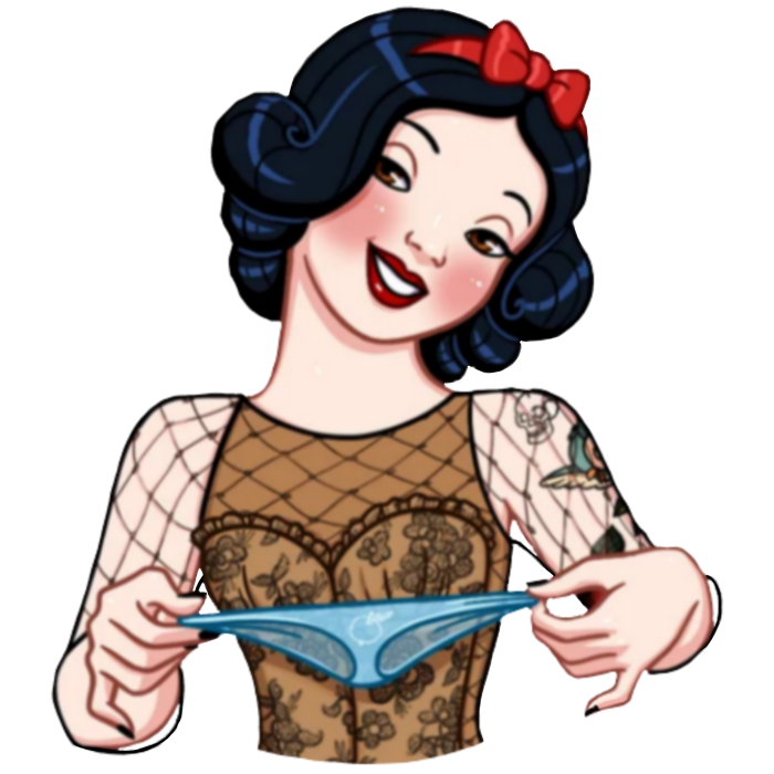 Erotic female silhouette