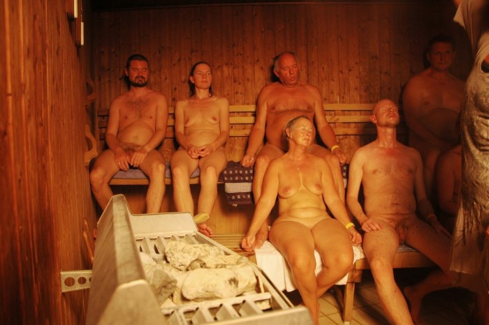 Guys in a village bath