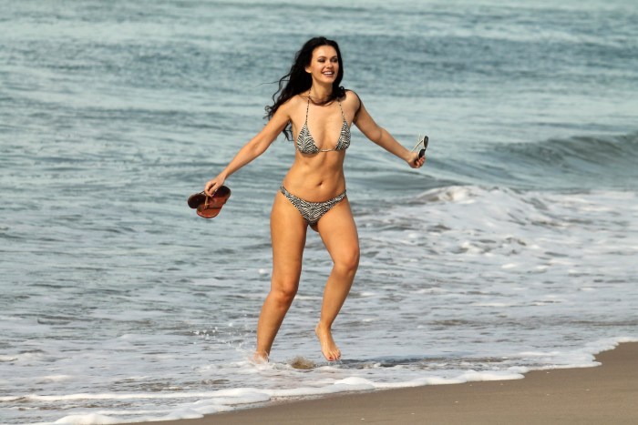 Natasha Ledgero type of hoop