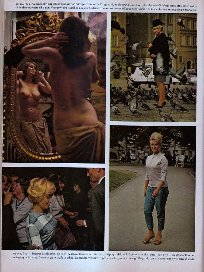 Casting nude in the studio of the Soviet 90s