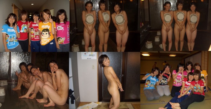 Naked public women