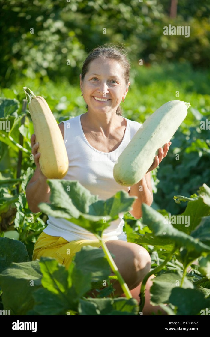 A woman in the garden