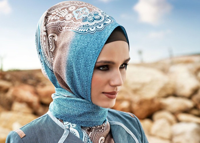 Beautiful Muslim in a scarf
