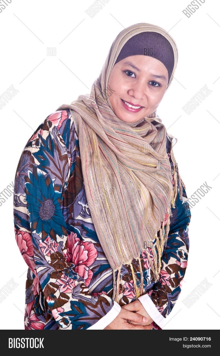 Summer scarf on the head