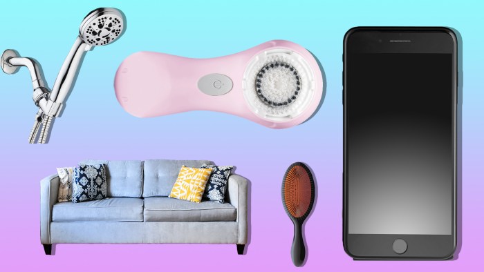 Household things collage