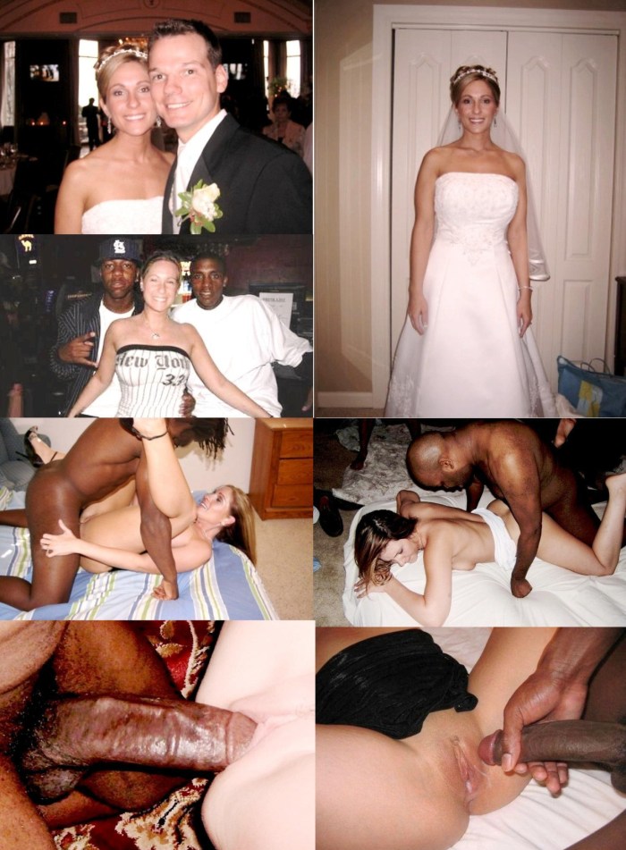 The bride changes with blacks