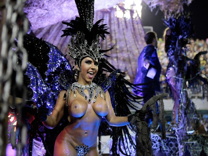 Orgy on the Brazilian carnival