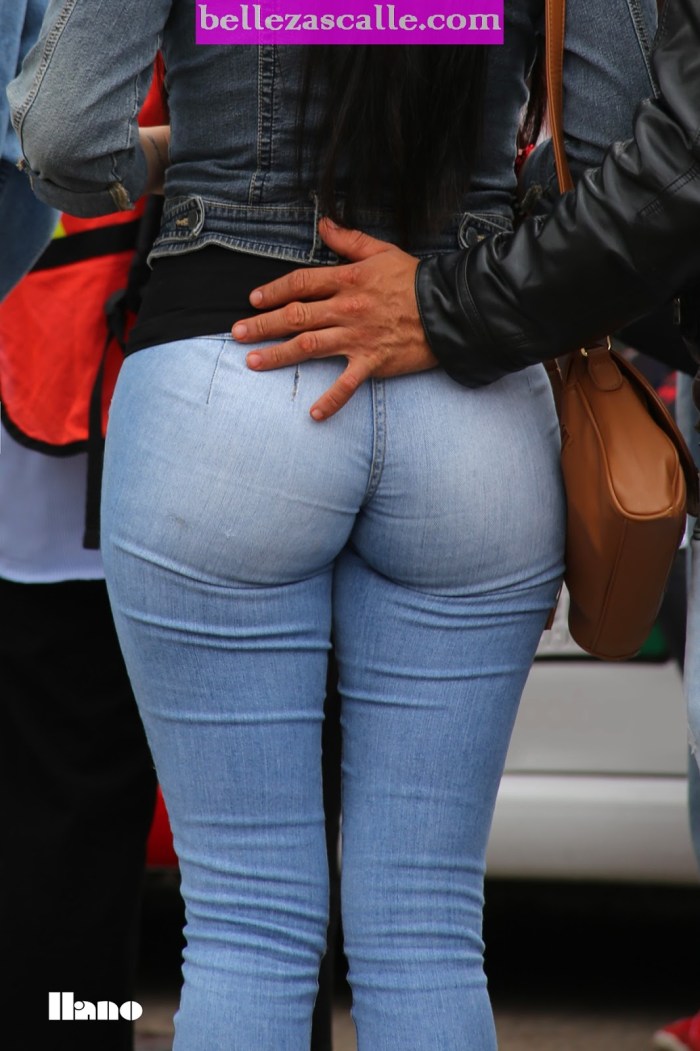 Appetizing ass in jeans
