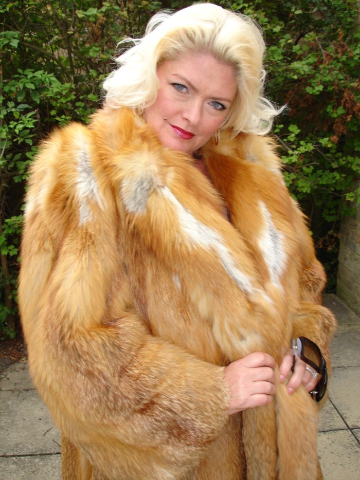 Chelsea in Fox Fur Coat