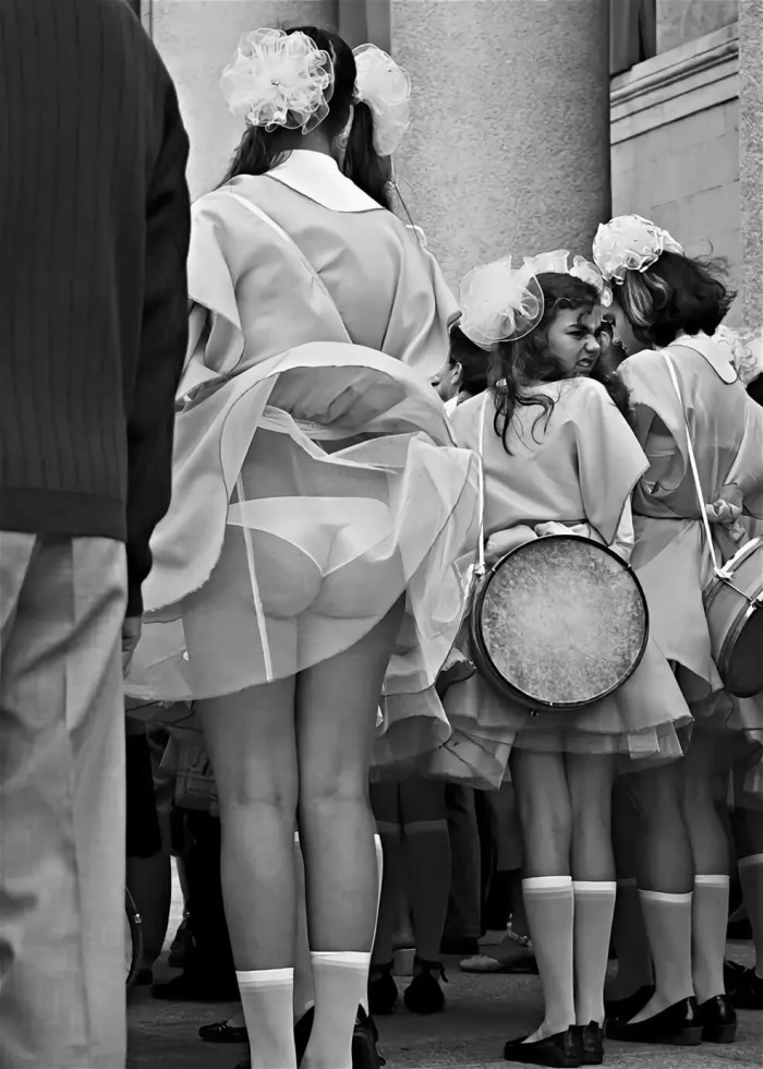 Beautiful girls in mini