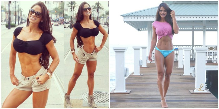 Famous fitness blogger Michelle