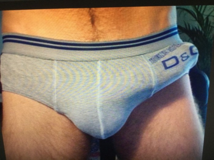 Big Bulge Underpants Boy without underpants