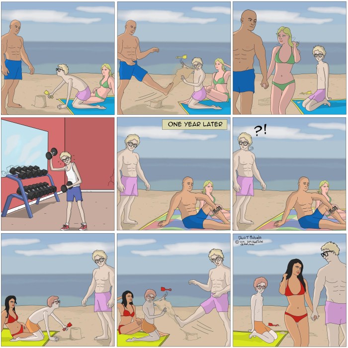 Cum on a beautiful nudist