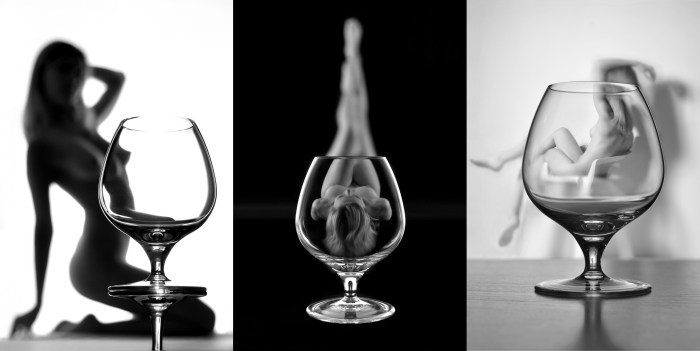 Bathroom with rose petals