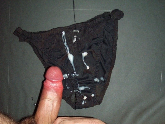 Cum on beautiful panties