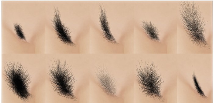 Girls shameless are unshaven