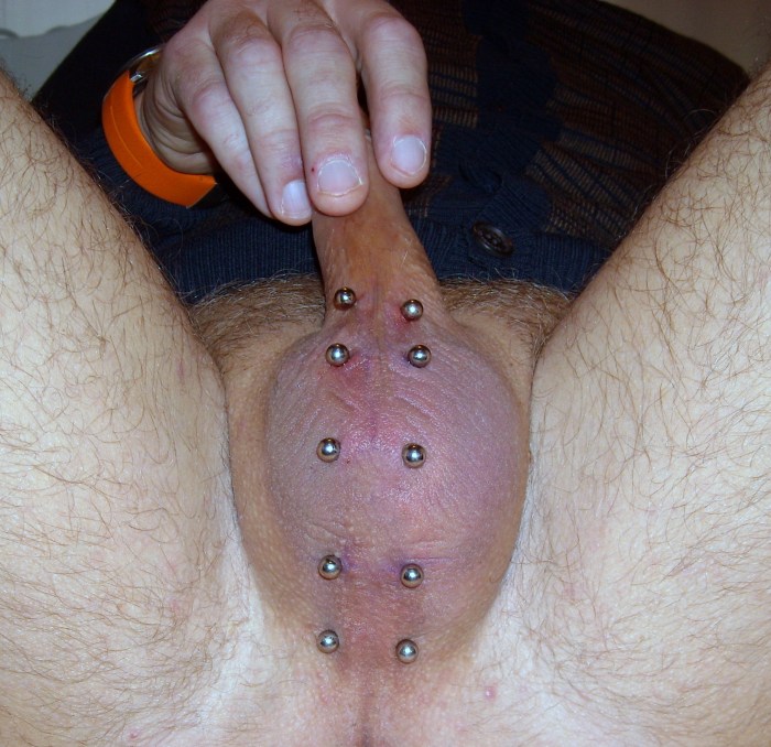 Male intimate piercing extreme