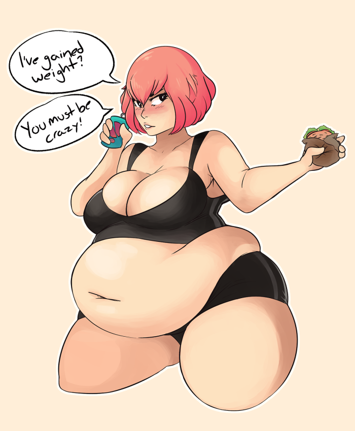 Weight Gain Fat Belly anime