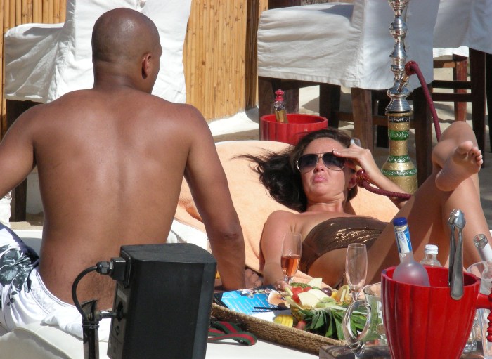 Hotwife Tattoo on the beach