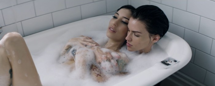 Photo shoot in the bathroom